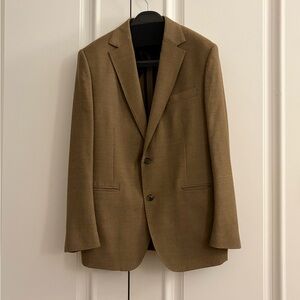 Bonobos Brown Flannel Wool Suit
